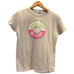 Breckenridge Colorodo Grey Short Sleeve Shirt